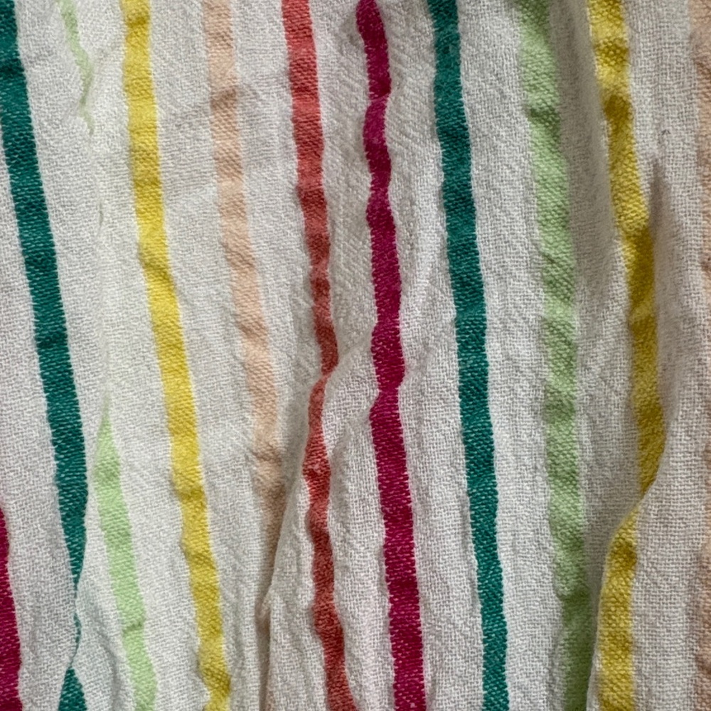 Loft Striped Multicolor Button-Down Dress - Picture 4 of 4